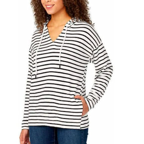 Buffalo David Bitton Women's Super Soft Pullover Hoodie With Side Pockets ( US, Alpha, Medium, Regular, Regular, Black) : Buy Online At Best Price In KSA - Souq Is Now - Foto 2